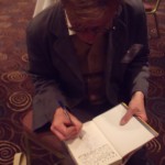Philip Reeve signing my book
